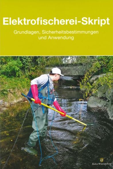Titelblatt Elektrofischerei-Skript 1. Auflage 2021